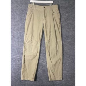 Kuhl Mens Pants 34x32 Khaki KuhlDry Straight Leg Athletic Hiking